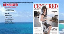 Desktop Screenshot of censured.es